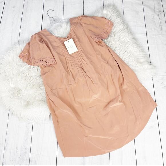 Sezane Women's Robe Maelys Dress in Rose Pink Size 12 NEW - Picture 2 of 6